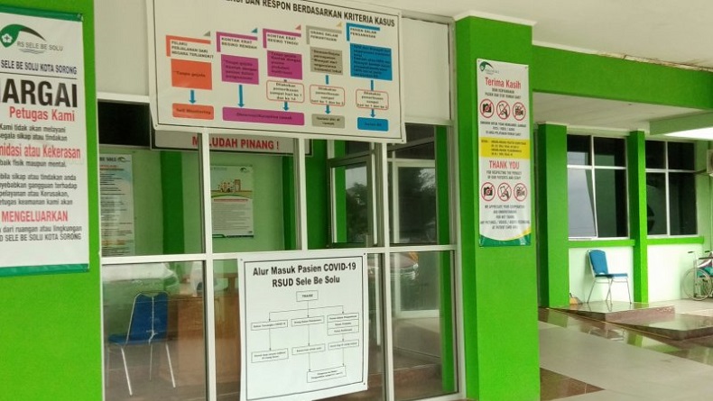 Rawat 2 Pasien Covid-19, IGD RSUD Sorong Ditutup Sementara untuk Masyarakat Umum