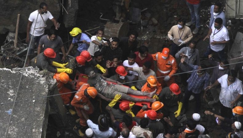 Korban Tewas Bangunan Ambruk di India Jadi 35 Orang, 8 di Antaranya Anak-Anak