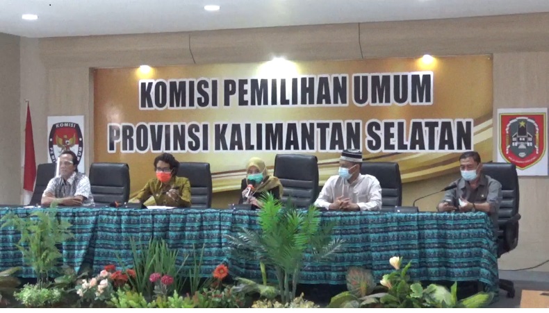 KPU Tetapkan 2 Pasangan Calon Pilgub Kalsel