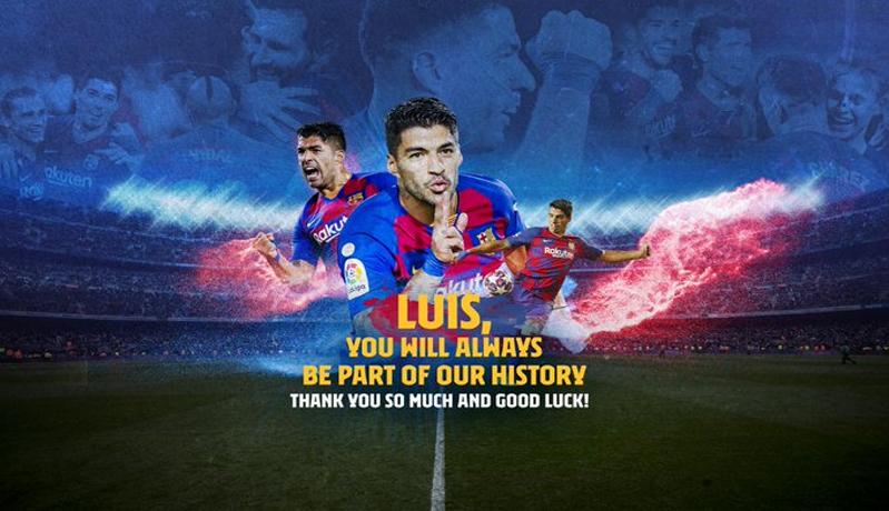 Barcelona Resmi Lepas Luis Suarez ke Atletico Madrid