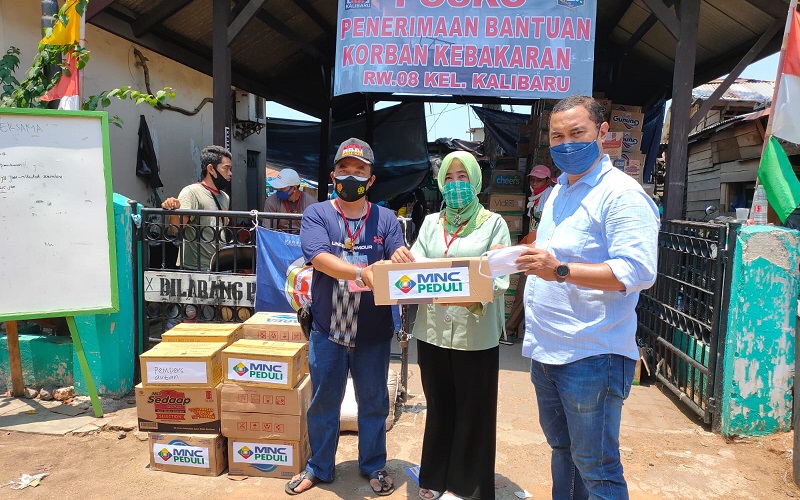 MNC Peduli Bantu Pengungsi Korban Kebakaran di Kalibaru