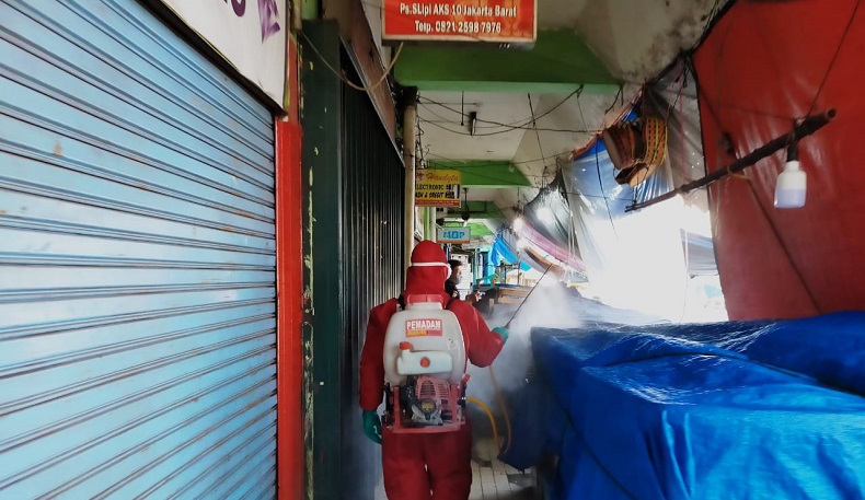 Covid-19 Makin Gawat di Jakarta, Pedagang Pasar Slipi Positif