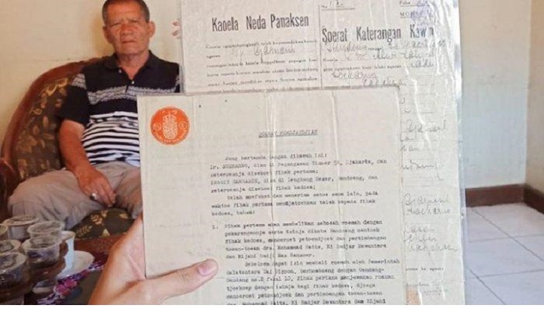Ini Alasan Surat Cerai-Nikah Soekarno dengan Inggit Garnasih Dijual