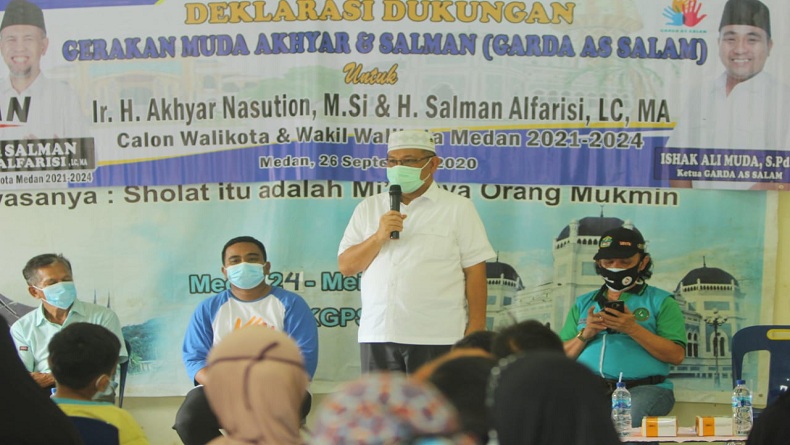 Relawan Garda As Salam Siap Menangkan Akhyar-Salman di Pilwalkot Medan