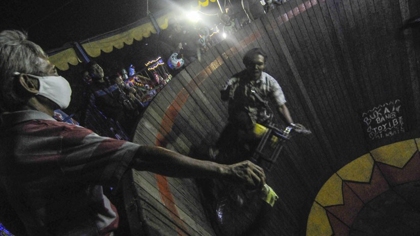 Atraksi Tong Setan di Jember Makan Korban, Joki Jatuh Motor Lukai 3 Penonton