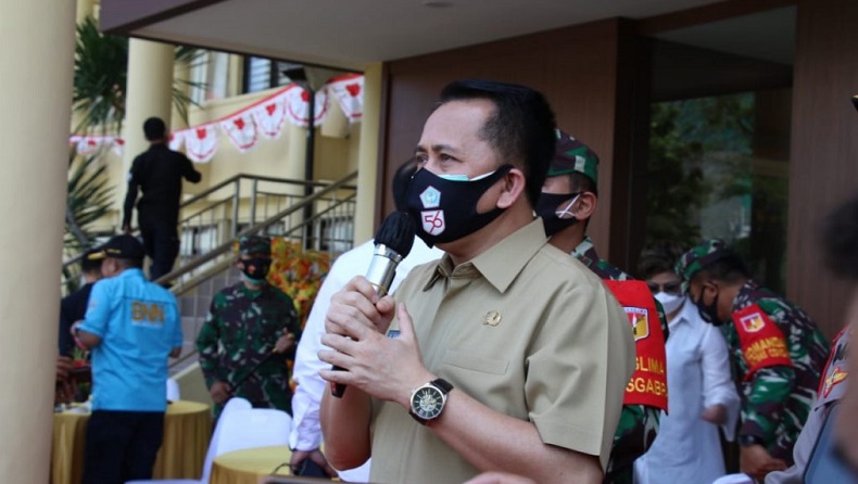 Pjs Gubernur Sulut Agus Fatoni Apresiasi Gerakan Sejuta Masker Polda Sulut