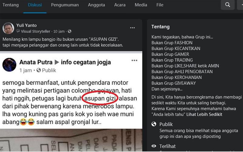 Viral Pelanggar Lampu Merah Sebut Polisi Butuh Asupan Gizi, Polda DIY Langsung Bereaksi