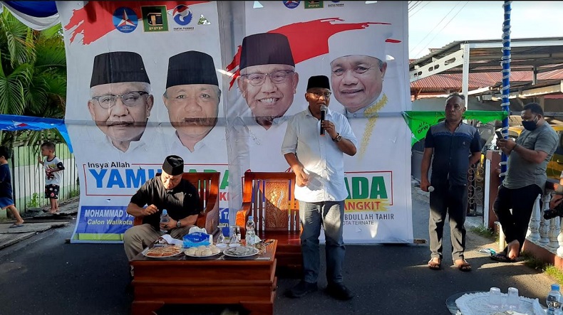 Kampanye Cawalkot Ternate, Paslon Yamin-Ada Janjikan Pendidikan Gratis dan Lapangan Kerja 