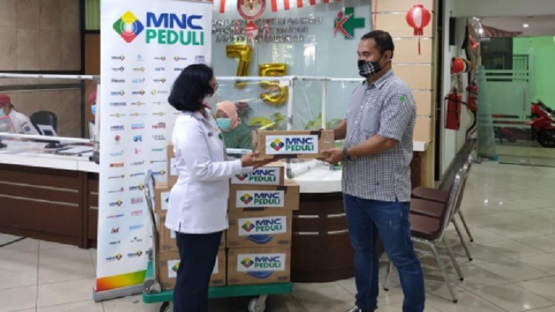MNC Peduli Salurkan Minuman dan Makanan ke Puskesmas Grogol dan Pondok Cabe Ilir