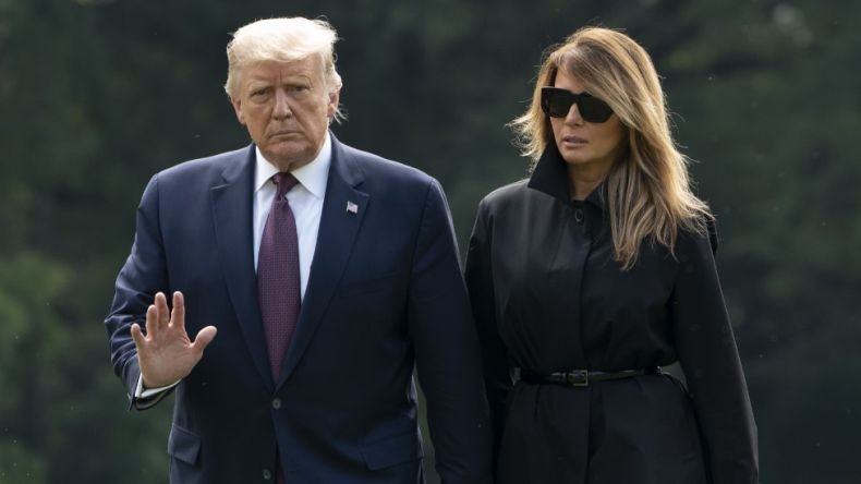 Positif Covid-19, Donald Trump dan Melania Jalani Karantina di Gedung Putih