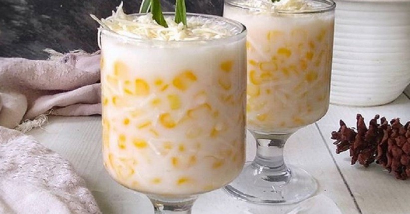 Segarnya Es Jagung Manis, Mudah Dibuat Pakai Susu dan Keju