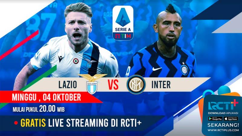 Live Streaming di RCTI+, Ini Prediksi Lazio Vs Inter Milan