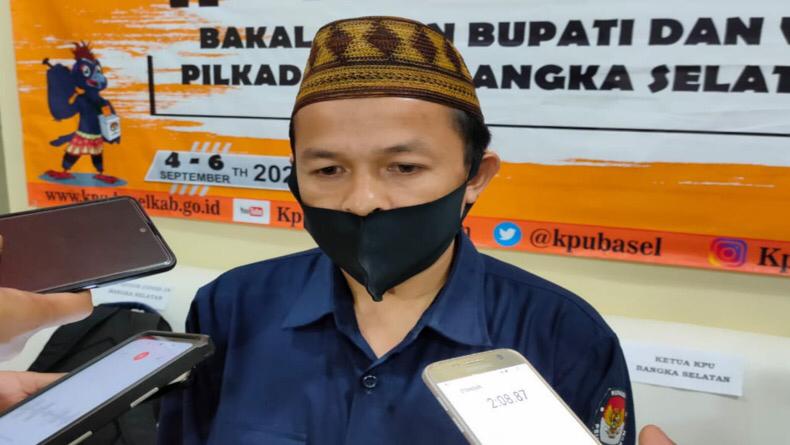 Cabup Bangka Tengah Meninggal karena Corona, KPU Bangka Selatan Imbau Paslon Tes Swab