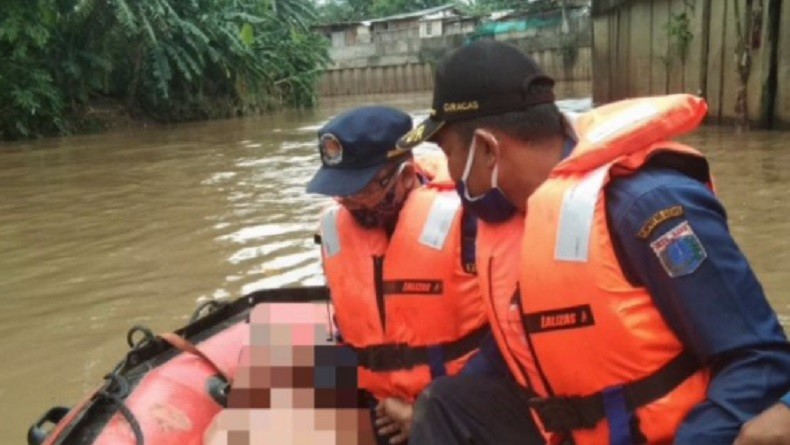 2 Hari Pencarian, Bocah Ditemukan Tewas di Kali Angke Hulu Rawa Buaya