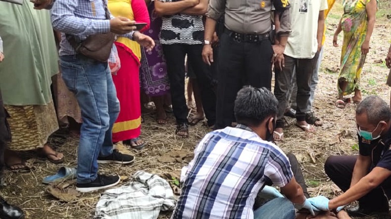 Cari Kayu untuk Perbaiki Traktor, Petani di Bone Kaget Temukan Mayat Pria Bersarung