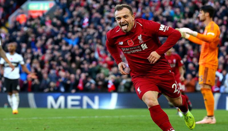 Pasien Liverpool Bertambah, Xherdan Shaqiri Ikut Tertular Virus Corona