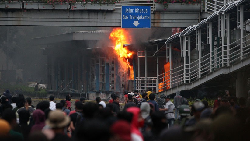 Demo Omnibus Law Ricuh, Polri Tangkap 796 Orang Diduga Kelompok Anarko