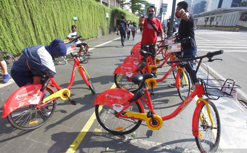 Dishub Jakarta: Kerusakan Fasilitas Penyewaan Sepeda Rp342,5 Juta
