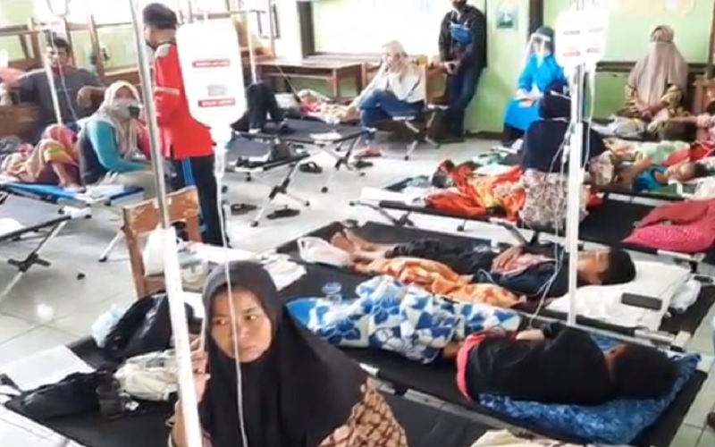 Korban Keracunan Nasi Kuning saat Acara Ulang Tahun di Tasikmalaya Jadi 206 Orang