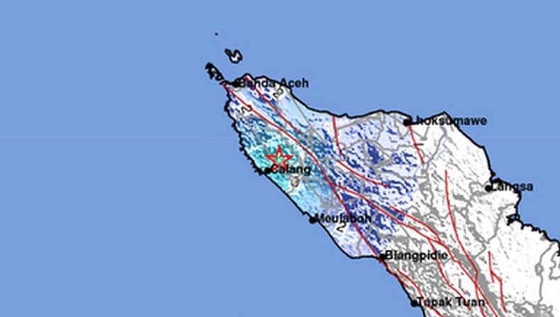 Gempa Bumi Bermagnitudo 4,7 Guncang Aceh, Titik Pusat di Darat