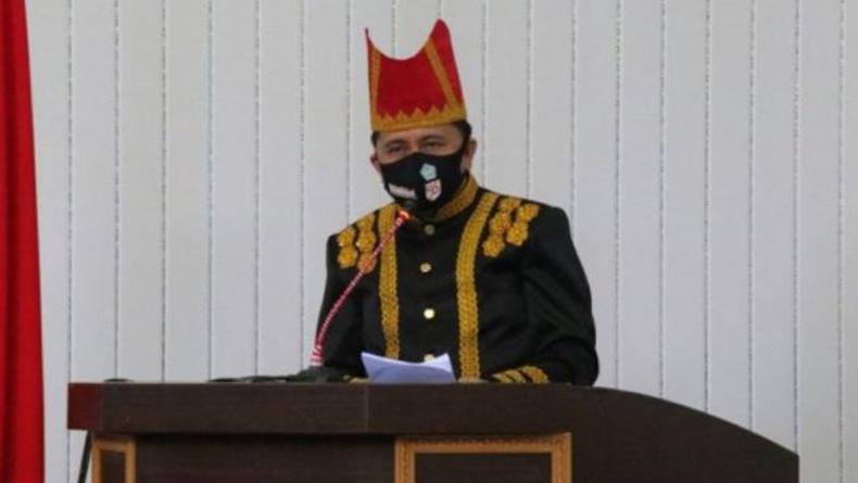 Penjabat Gubernur Agus Fatoni Canangkan Gerakan Sulut Bermasker