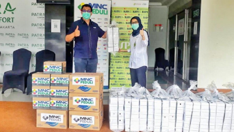 MNC Peduli Salurkan Makan Siang ke RSUD Pasar Rebo, RS Pertamina Jaya dan Puskesmas Tanah Sareal
