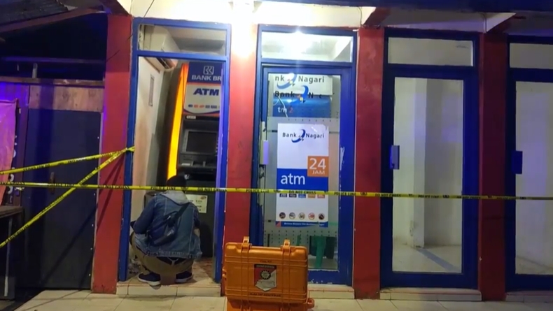 Mesin ATM di Padang Dibobol Pencuri dengan Alat Las, Rp250 Juta Raib