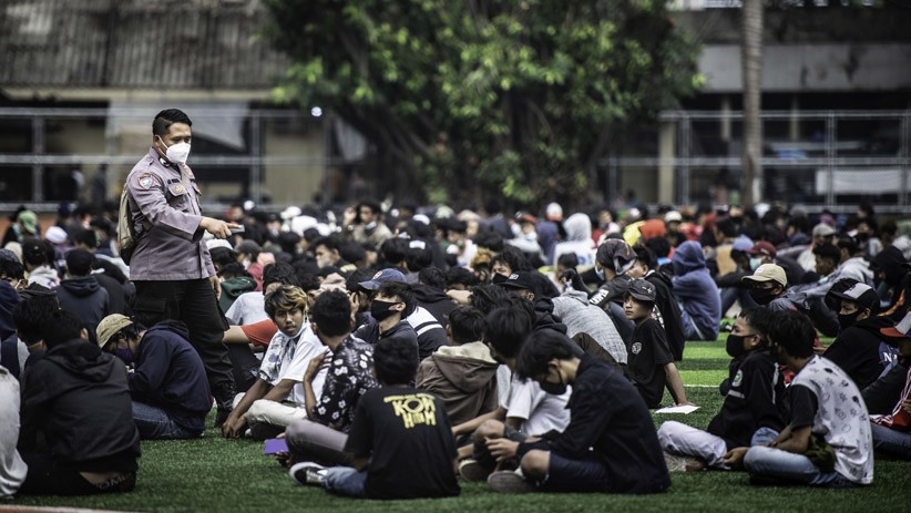 Wakapolres Jaksel Temui Kepala Sekolah Cegah Pelajar Ikut Demo