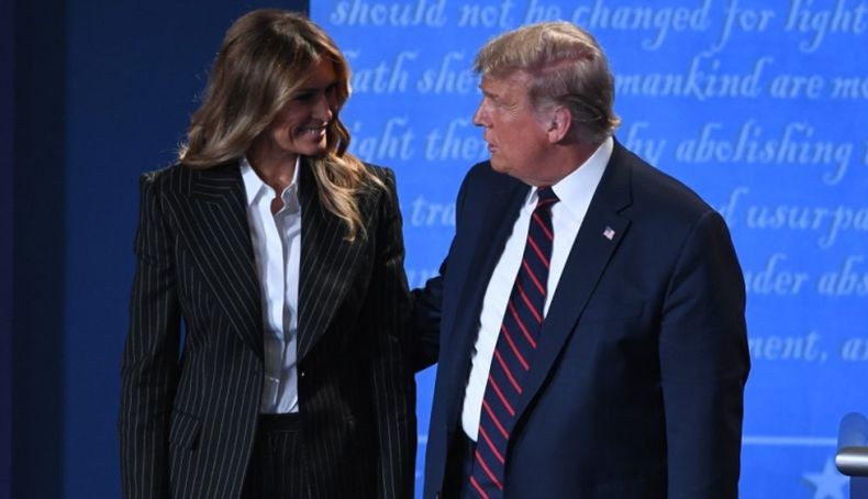 Donald Trump Sembuh dari Covid-19, Bagaimana Kabar Ibu Negara Melania?