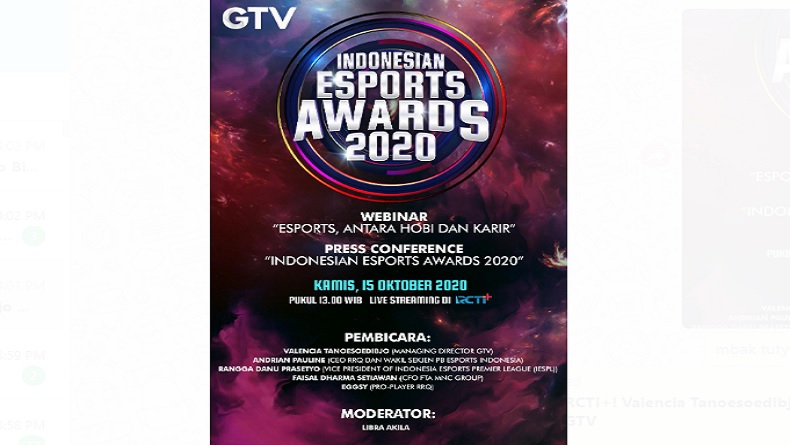 Besok di RCTI+! Valencia Tanoesoedibjo Bicara tentang Esports di Webinar GTV