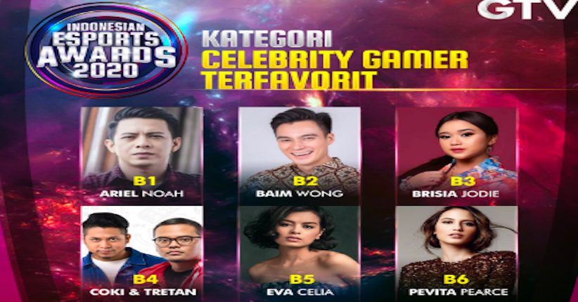 Voting Dibuka! Ariel Noah - Baim Wong Bangga Jadi Nominator Indonesian Esports Awards 2020