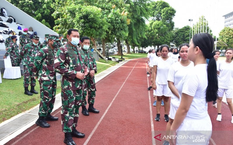 KSAL Buka Seleksi Penerimaan Prajurit TNI AL bagi Relawan Wisma Atlet