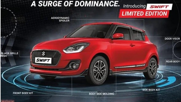 Suzuki Swift Edisi Khusus Serba Hitam Meluncur di India