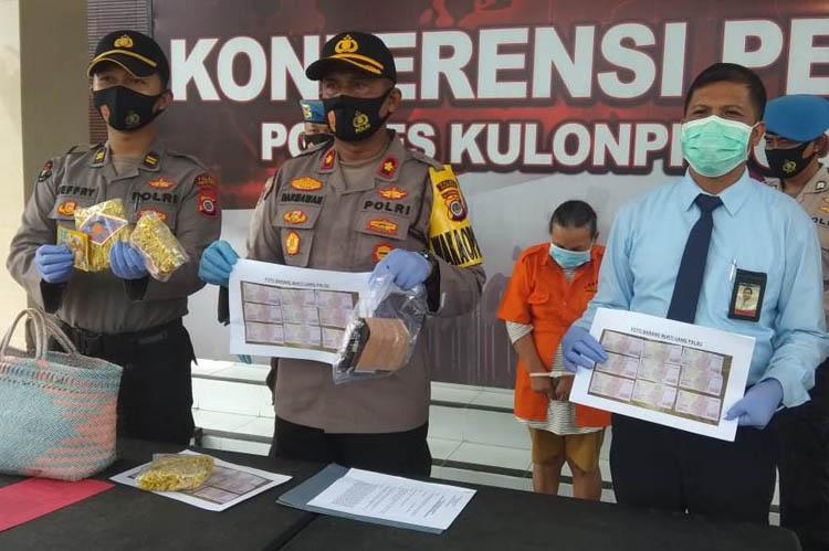 Berdalih Ditipu Pedagang Kambing, Perempuan asal Purworejo Edarkan Uang Palsu