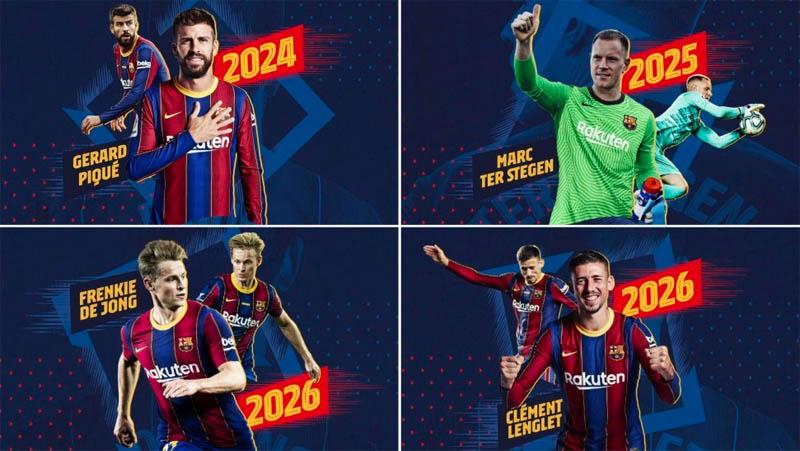 Usai Bantai Ferencvaros, Barcelona Umumkan Perpanjangan Kontrak 4 Pemain