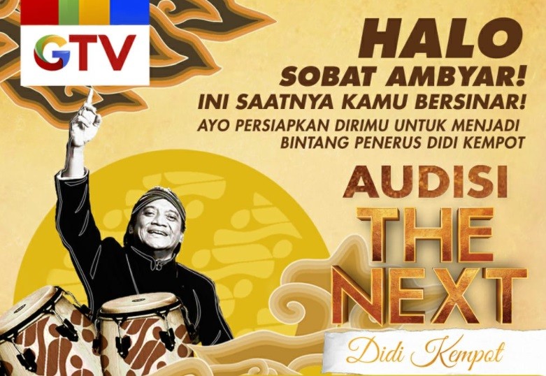 Saatnya Sobat Ambyar Bersinar di GTV, Segera Daftar Audisi The Next Didi Kempot di RCTI+!