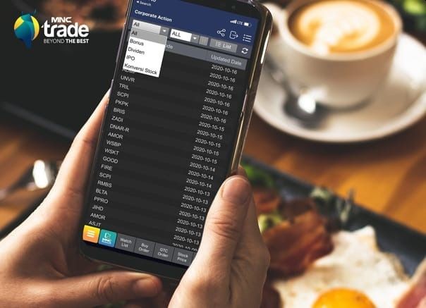 Aksi Korporasi Penggerak Harga Saham, Klik Fitur Corporate Action di App MNC Trade New