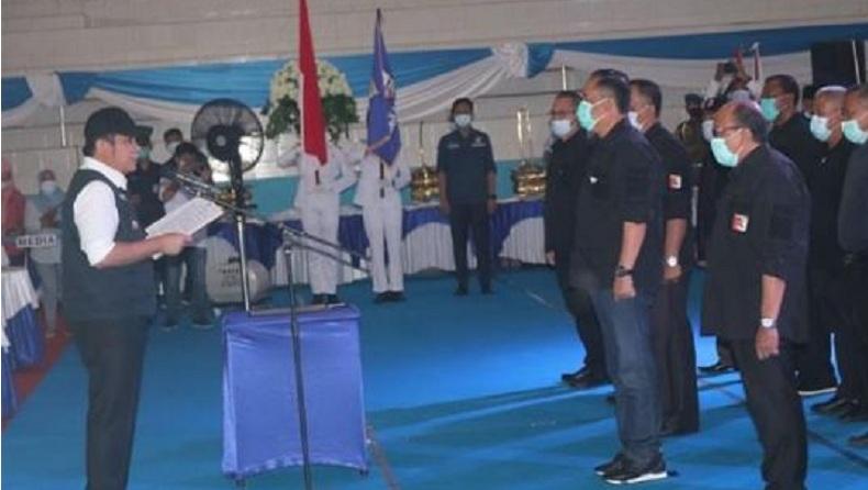 Lantik Pengurus KONI dan Perbakin Lahat, Herman Deru Minta Prioritaskan Atlet Daerah