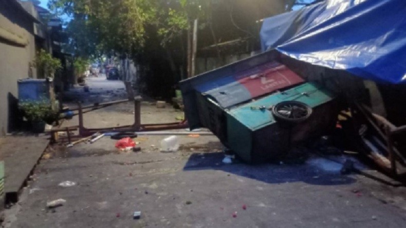 Warga Gunung Sahari Bentrok dengan Pembalap Motor Liar, Sejumlah Warung Hancur