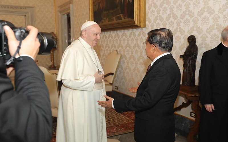 JK Bertemu Paus Fransiskus di Vatikan Bahas Kemanusiaan dan Perdamaian