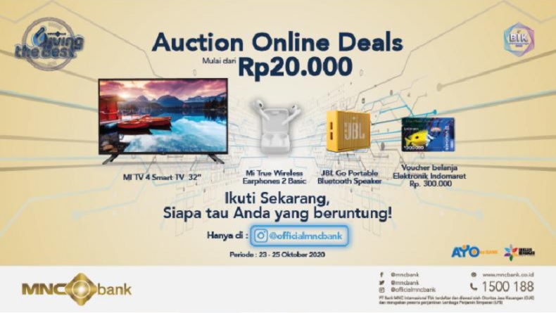 Ini Dia Lelang Seru Jelang Gajian Oktober 2020, Bisa Dapat Smart TV Murah!