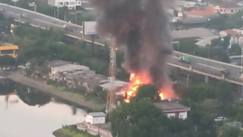 Kebakaran di Sunter Jakarta Utara, 9 Unit Damkar Dikerahkan