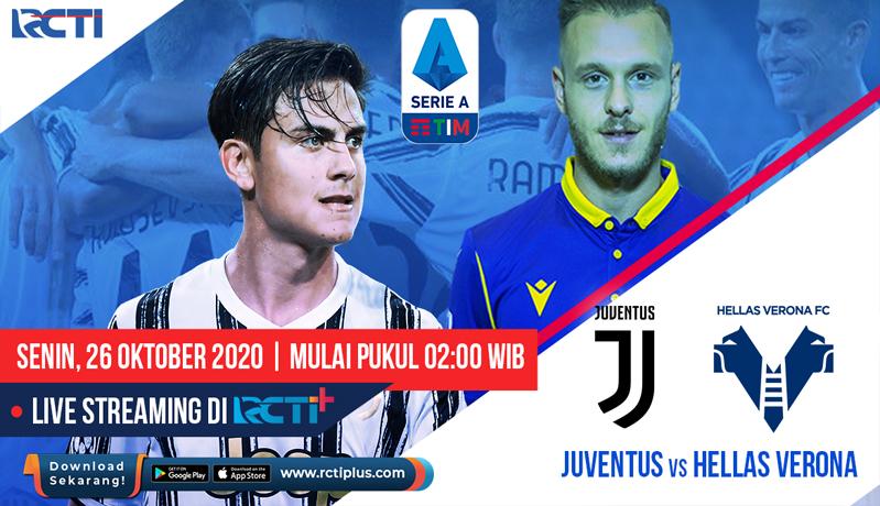 Live di RCTI+, Ini Prediksi Juventus Vs Hellas Verona, Senin (26/10/2020) Dini Hari WIB