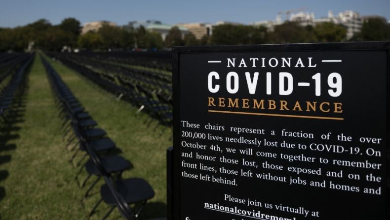 Kasus Covid-19 di AS Melonjak 9 Hari Jelang Pilpres, Tembus 88.000 Sehari