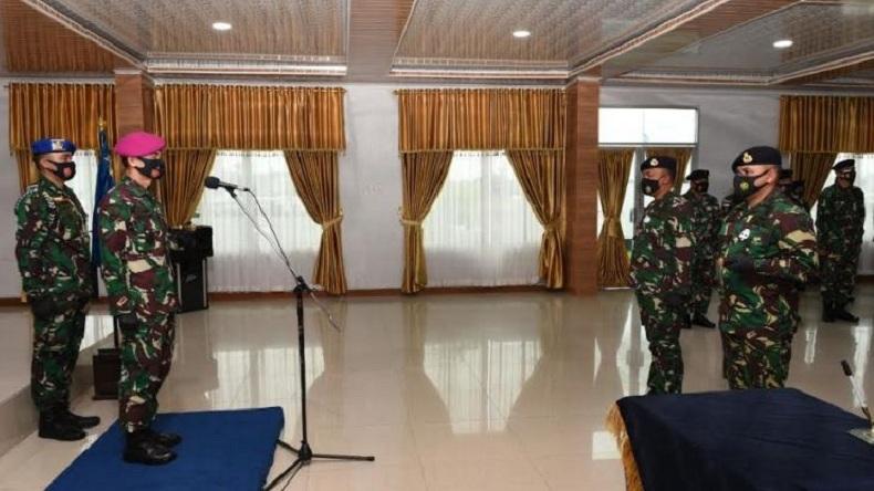 Danlantamal I Belawan Pimpin Sertijab Danlanal Tanjungbalai Asahan