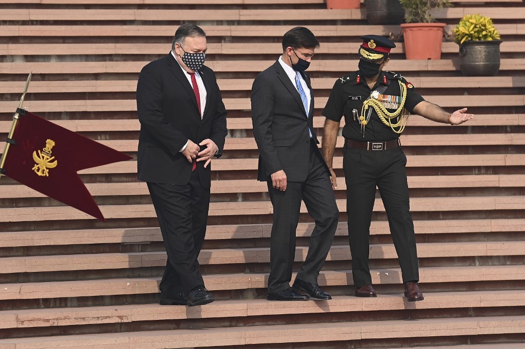 AS-India Bakal Bertukar Informasi Rahasia untuk Lawan China