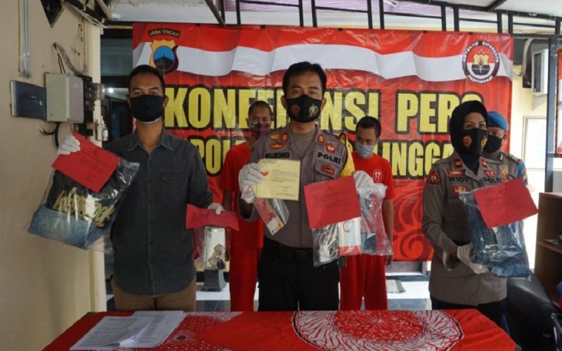Beli HP Pakai Uang Palsu, Dua Pemuda Ditangkap Polres Purbalingga