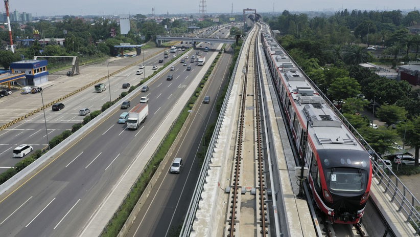 Pembangunan LRT Jabodebek Capai 83,37 Persen, Cawang-Cibubur Hampir Selesai