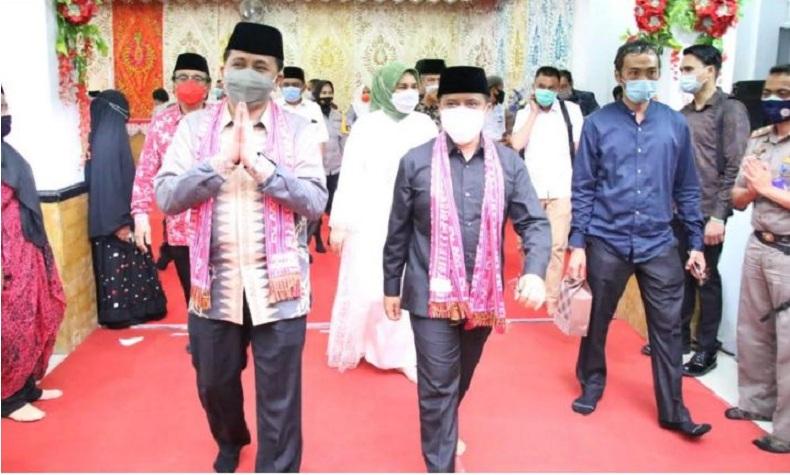 Kunjungan ke Kotamubagu, Pjs Gubernur Agus Fatoni Gaungkan Gerakan Sulut Bermasker