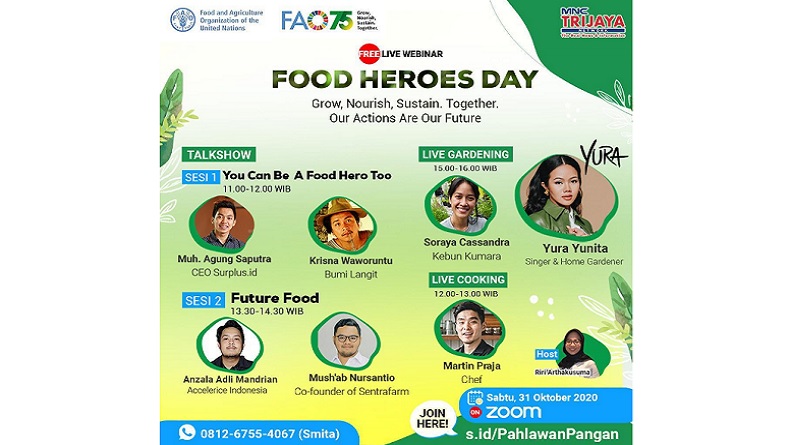 FAO dan MNC Trijaya Gelar Food Heroes Day di Tengah Pandemi